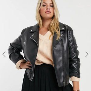 ASOS Curve Leather Jacket